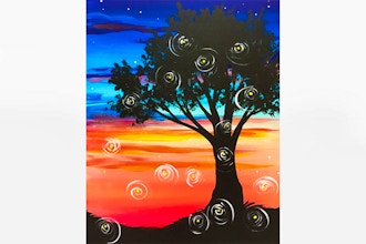 Paint Nite: Fireflies at Sunset